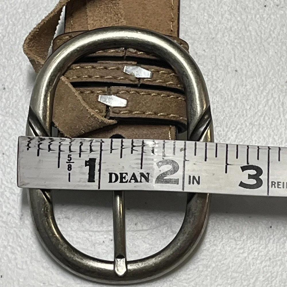 Ropers Belt Brown Leather Southwestern Stiched Size XXL 42-45 Cowboy Western